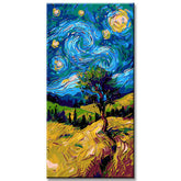 Painting by Numbers Panoramic Church with Sun with Tiffany Style